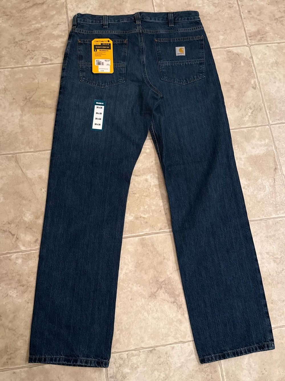 Carhartt Men's Indigo Straight-Leg Jeans